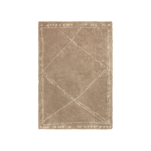 Tapis berbere en coton 150x200 - Marron