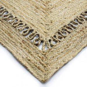 Tapis en jute - Ajouré vague