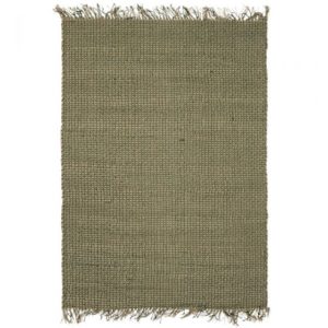 Tapis en jute et coton - Vert