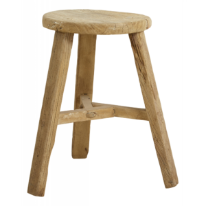 Tabouret en orme - Rond