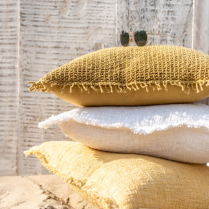 Coussin en coton - Blanc