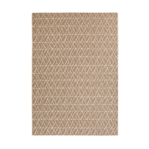 Tapis intérieur et extérieur naturel et beige