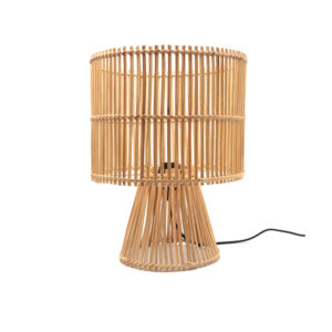 Lampe en rotin naturel