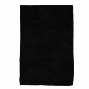 Tapis en coton chenille 50x80 noir
