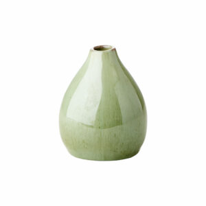 Petit vase en céramique vert