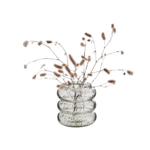 Vase en verre recyclé transparent petit modèle